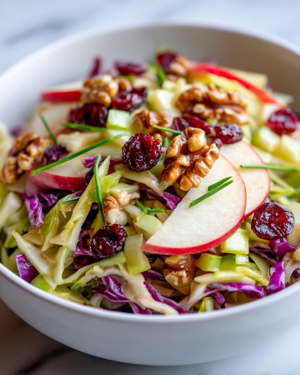Apple Cranberry Coleslaw Recipe - Recipe Image