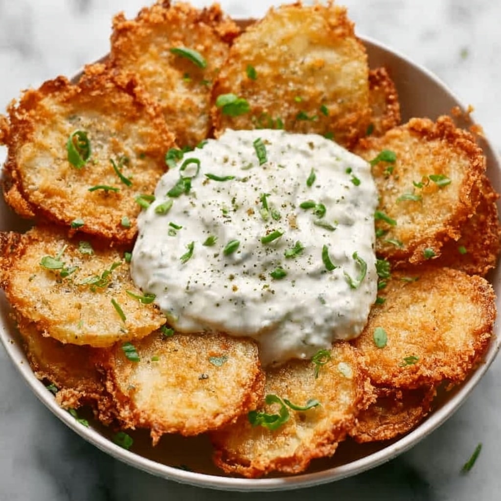 Fried Pickle and Ranch Dip: The Ultimate Appetizer Recipe - Recipe Image