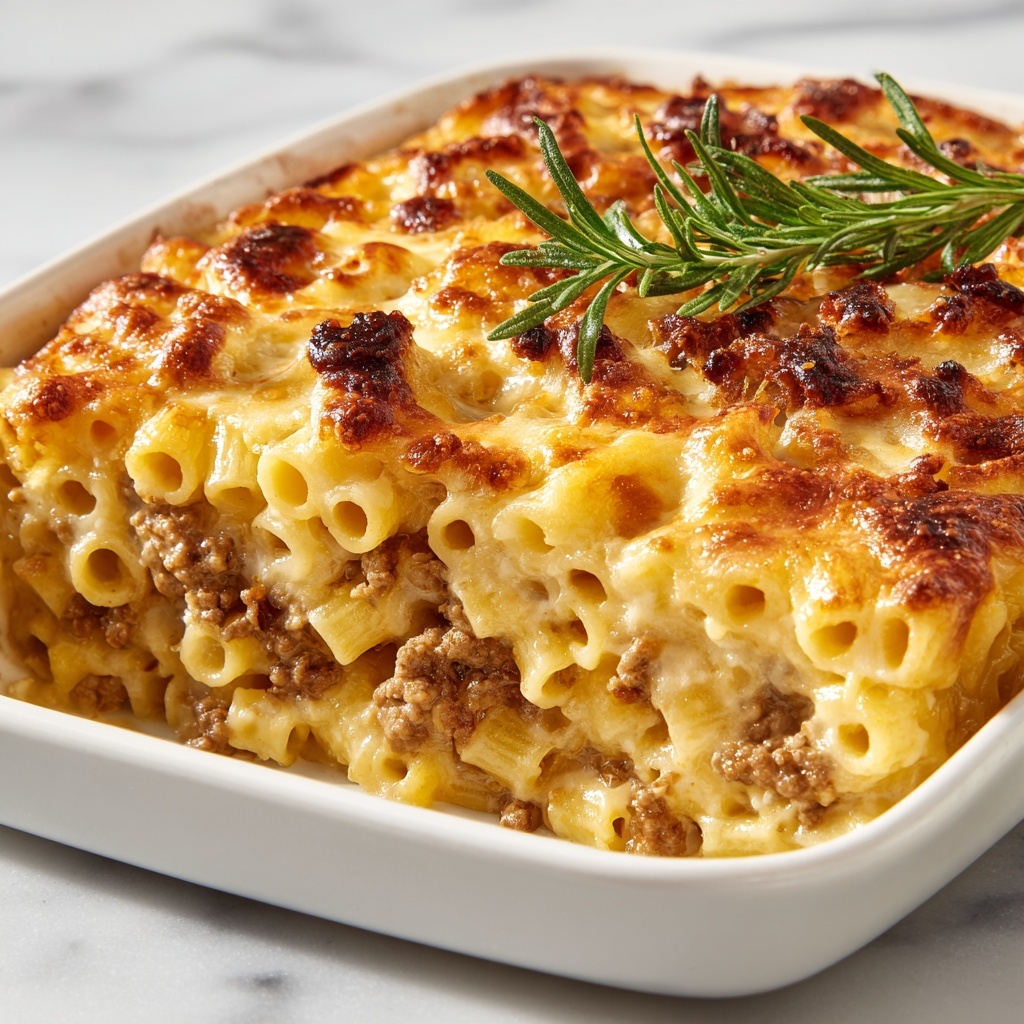 Beef Potato Cheese Casserole Recipe - Recipe Image