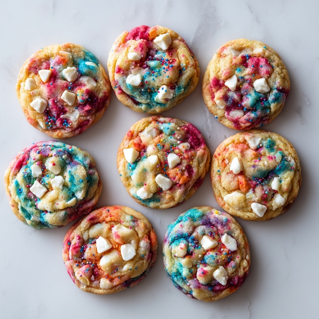 White Chocolate Confetti Cookies Recipe - Recipe Image