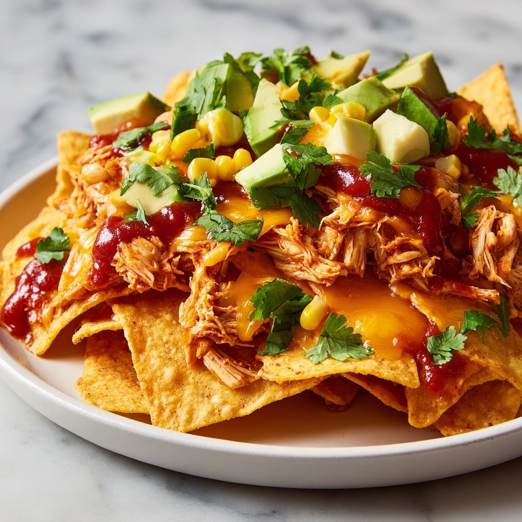 Slow Cooker Asian Pulled Chicken Nachos Recipe - Recipe Image