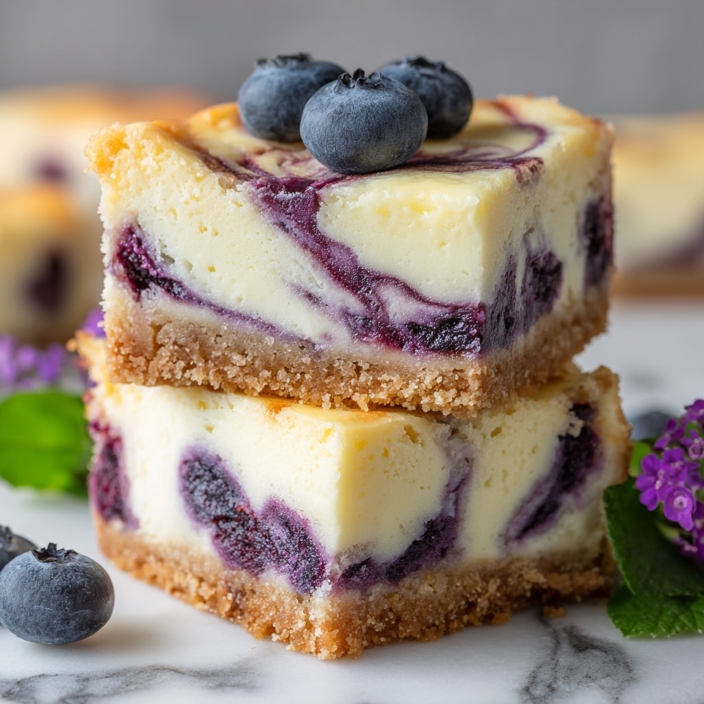 Blueberry Cheesecake Bars Recipe - Recipe Image