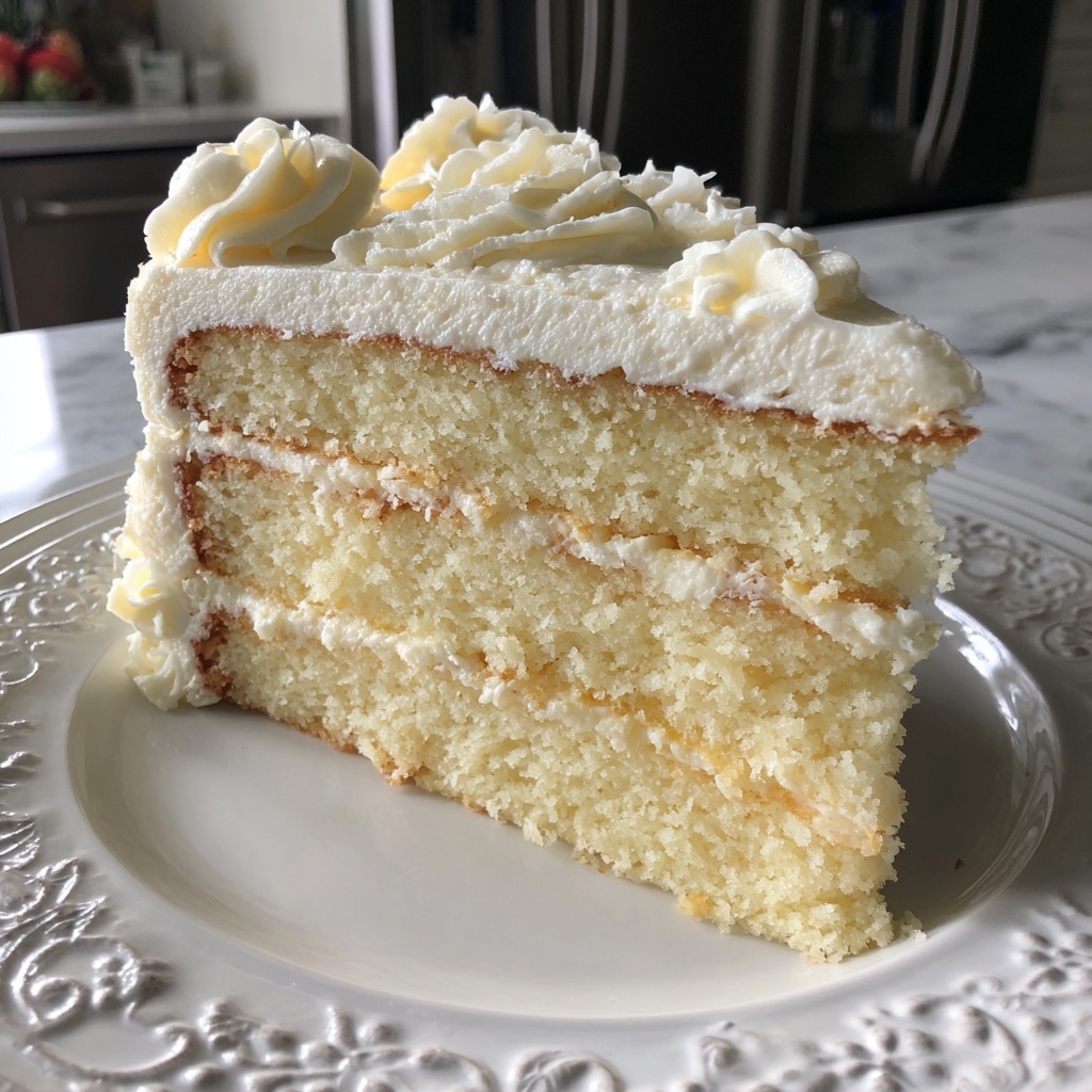 Moist White Velvet Cake Recipe - Recipe Image