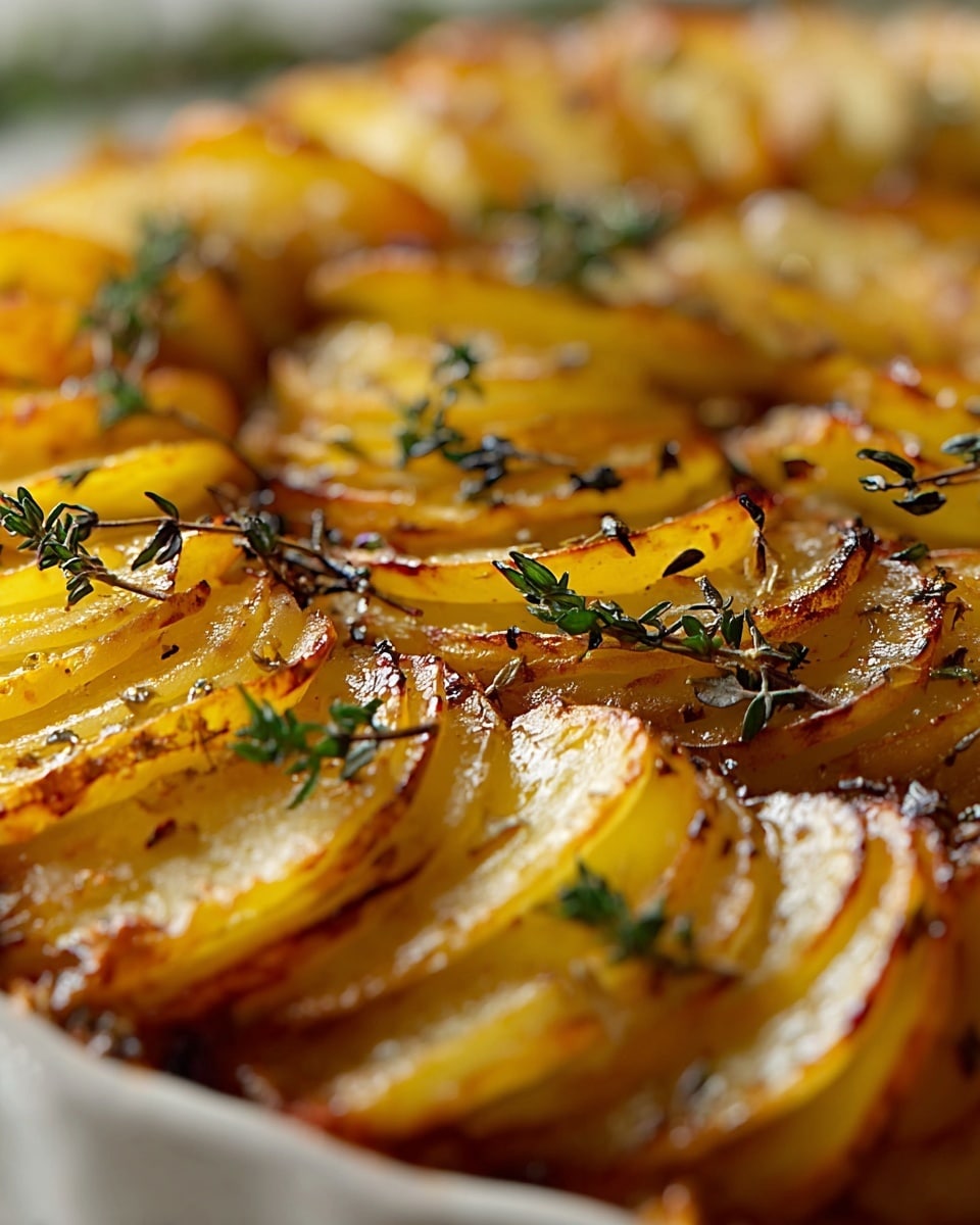 Golden Potato and Balsamic Thyme Torte Recipe - Recipe Image