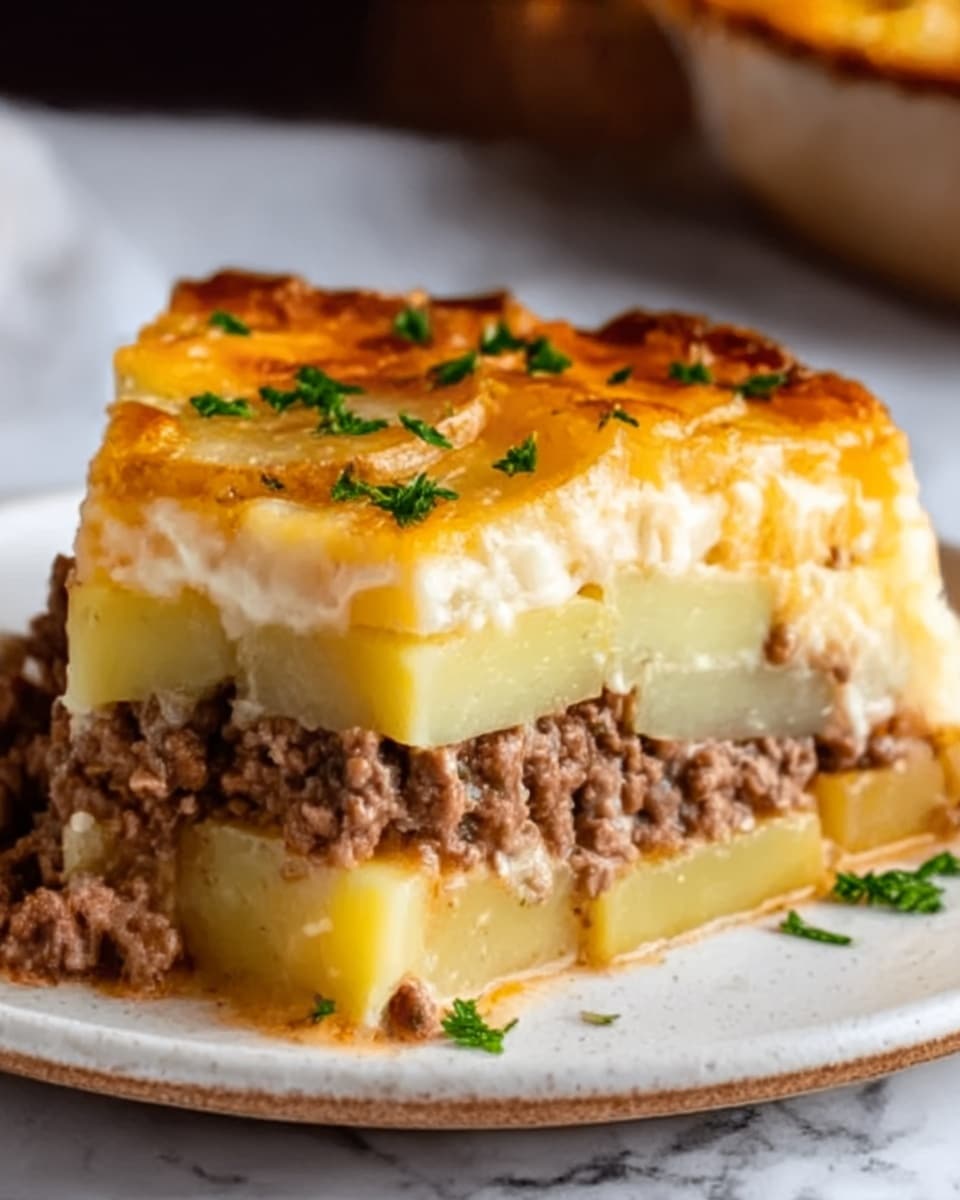 Loaded Potato and Meatloaf Casserole Recipe - Recipe Image