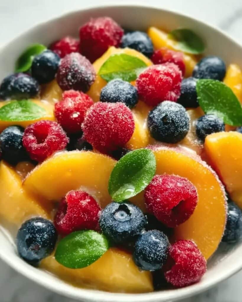 Spinach & Fruit Salad with Honey Lemon Dressing Recipe