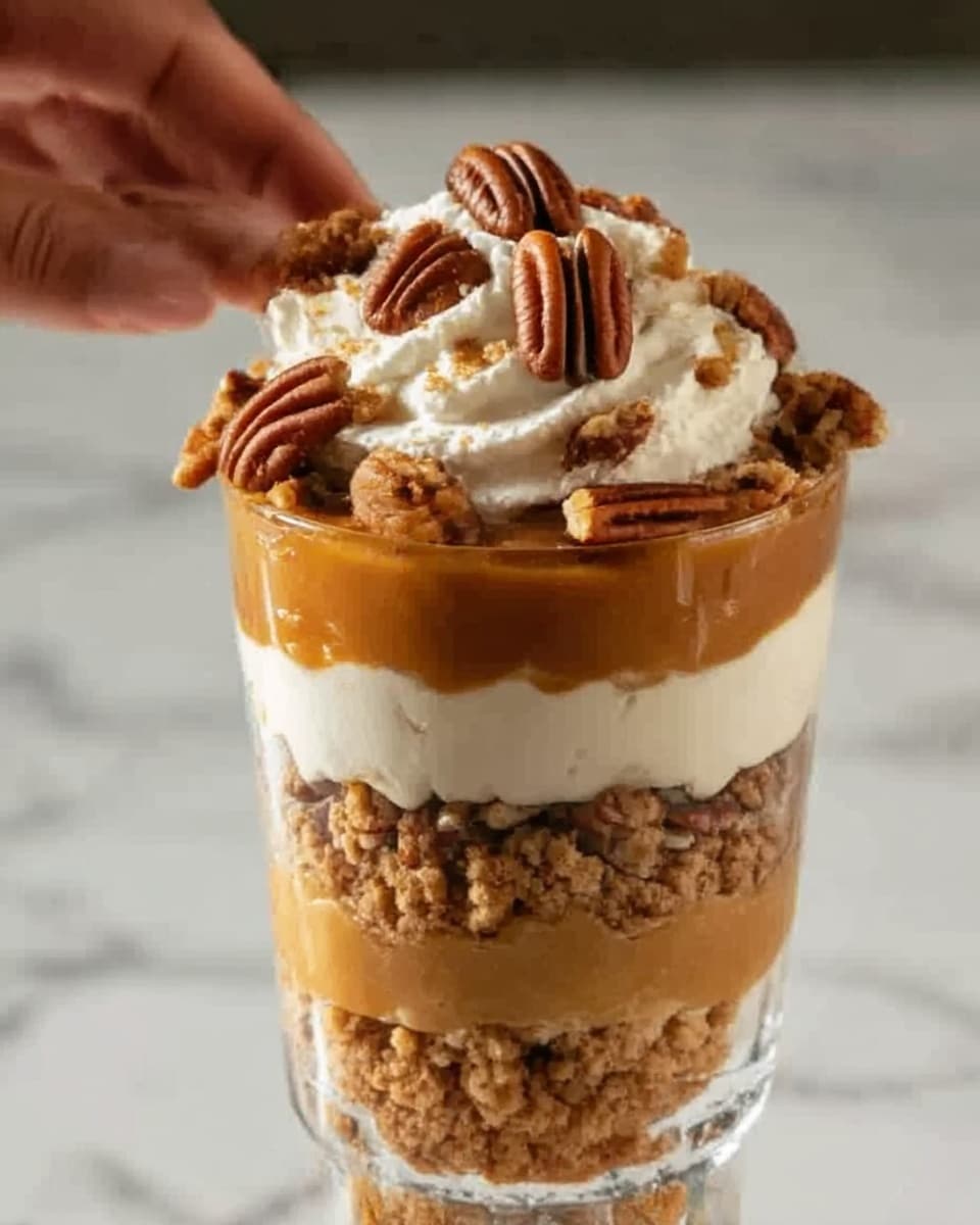 Maple Pecan & Pumpkin Cheesecake Trifle Recipe - Recipe Image