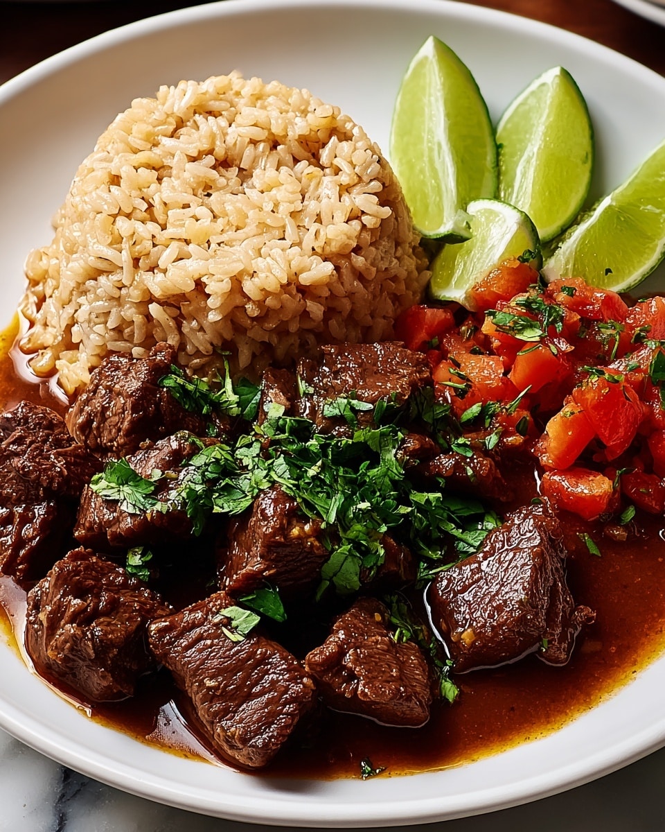 Carne Guisada (Braised Beef) Recipe - Recipe Image