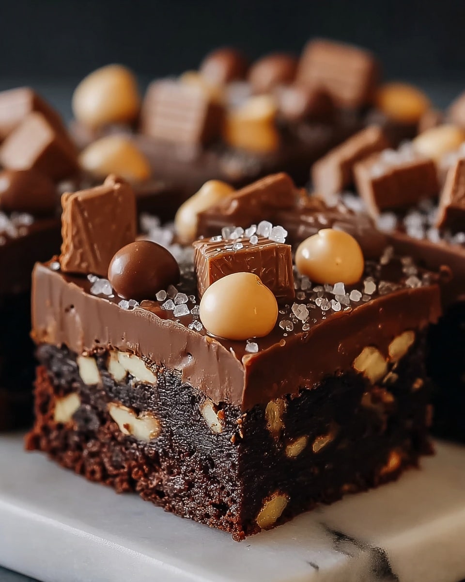 Snickers Brownie Bites Recipe - Recipe Image