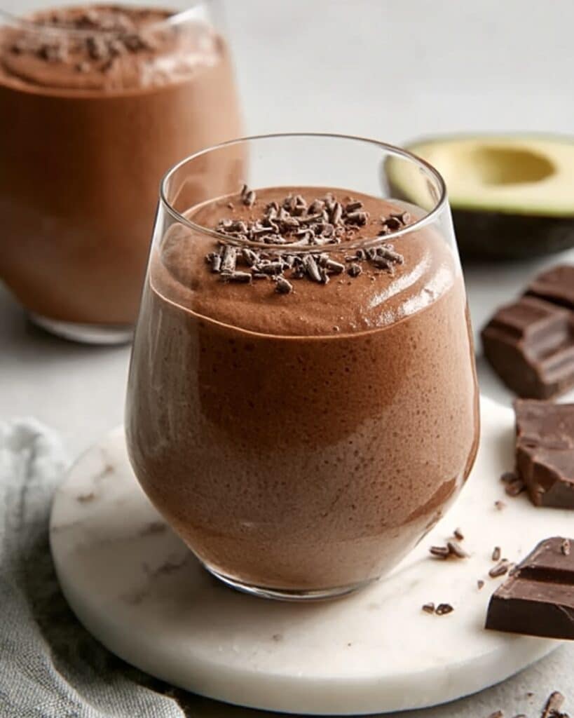 Avocado Chocolate Peanut Butter Smoothie Recipe
