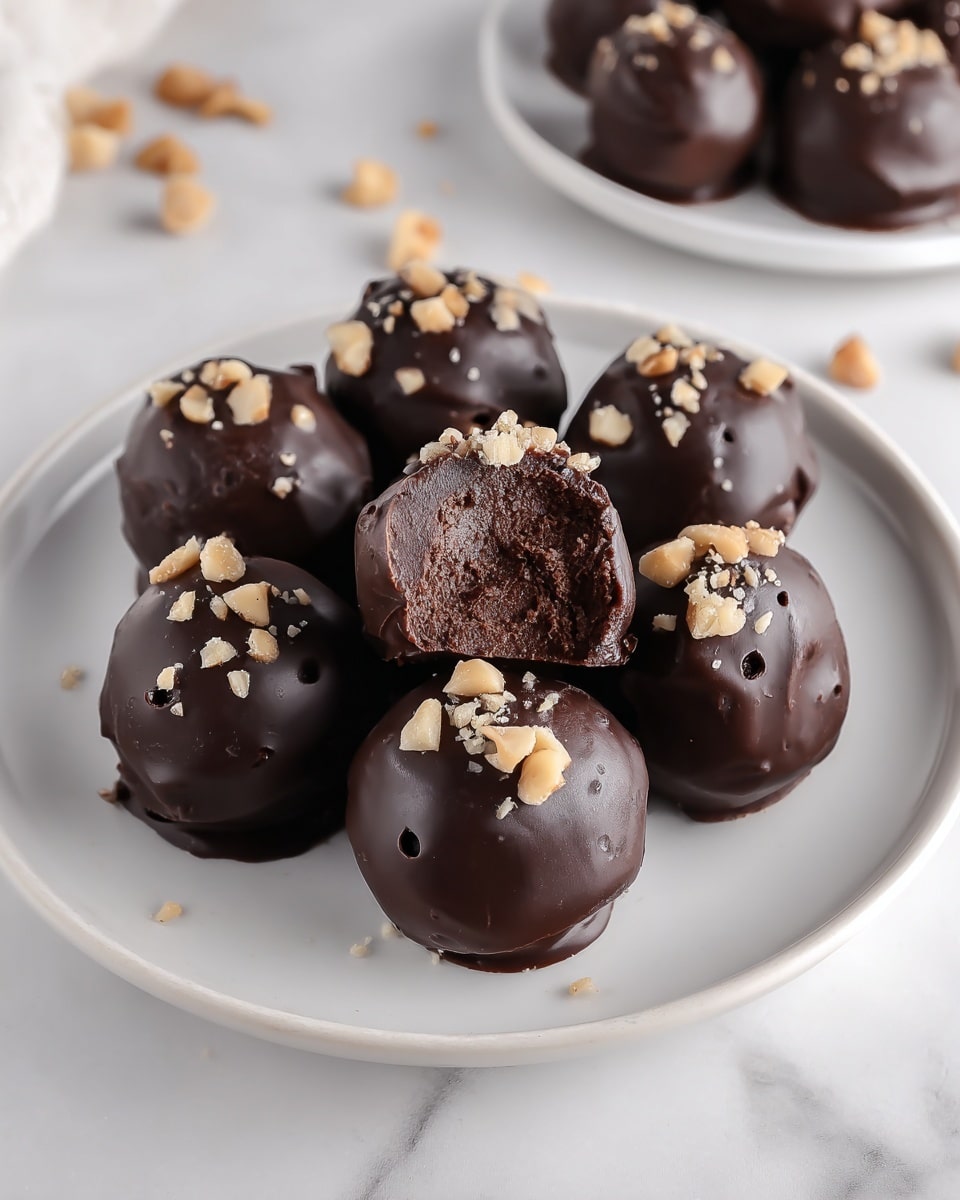 No-Bake Brownie Bites Recipe - Recipe Image