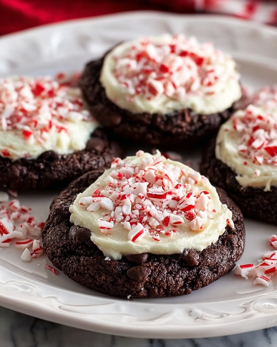 Hot Cocoa Peppermint Cookies Recipe - Recipe Image