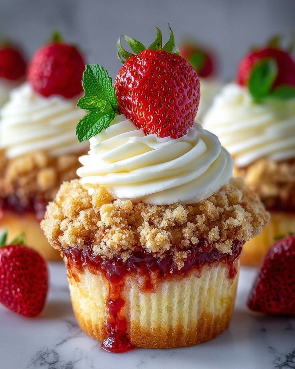 Strawberry Cream Cheese Muffins Recipe - Recipe Image