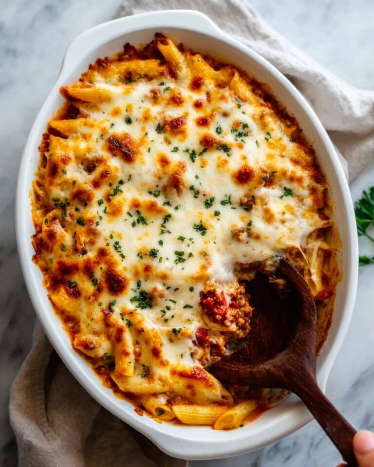 Slow Cooker Baked Ziti Recipe