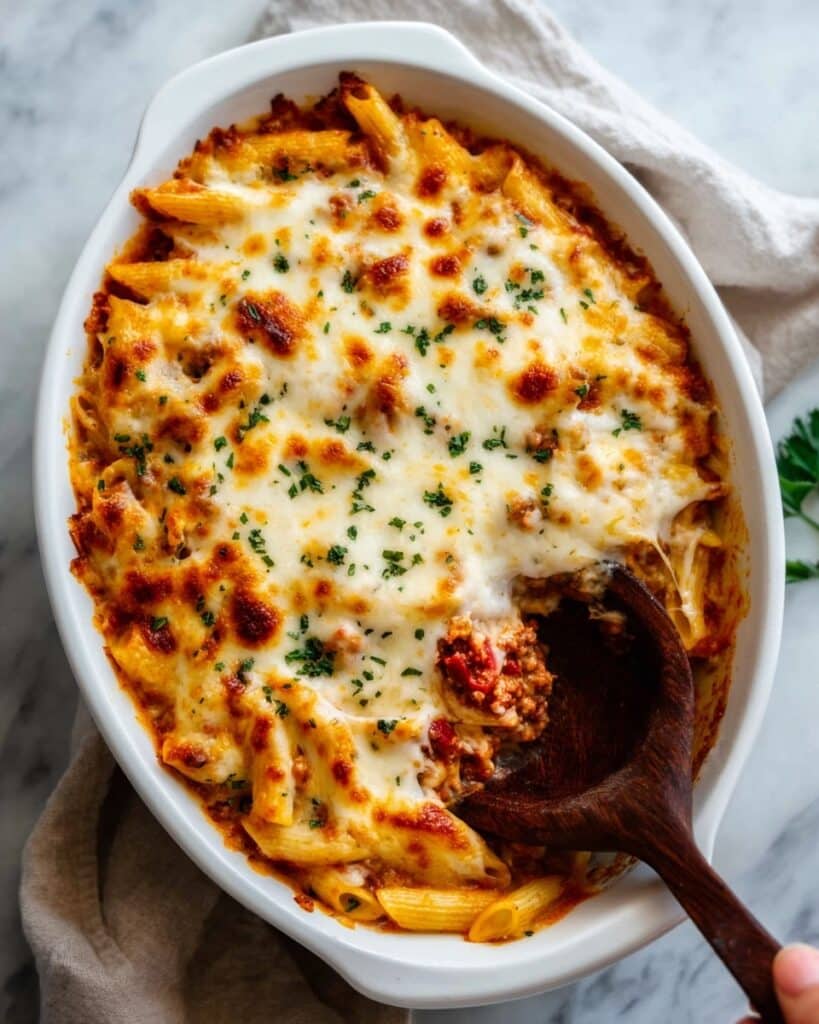 Slow Cooker Baked Ziti Recipe