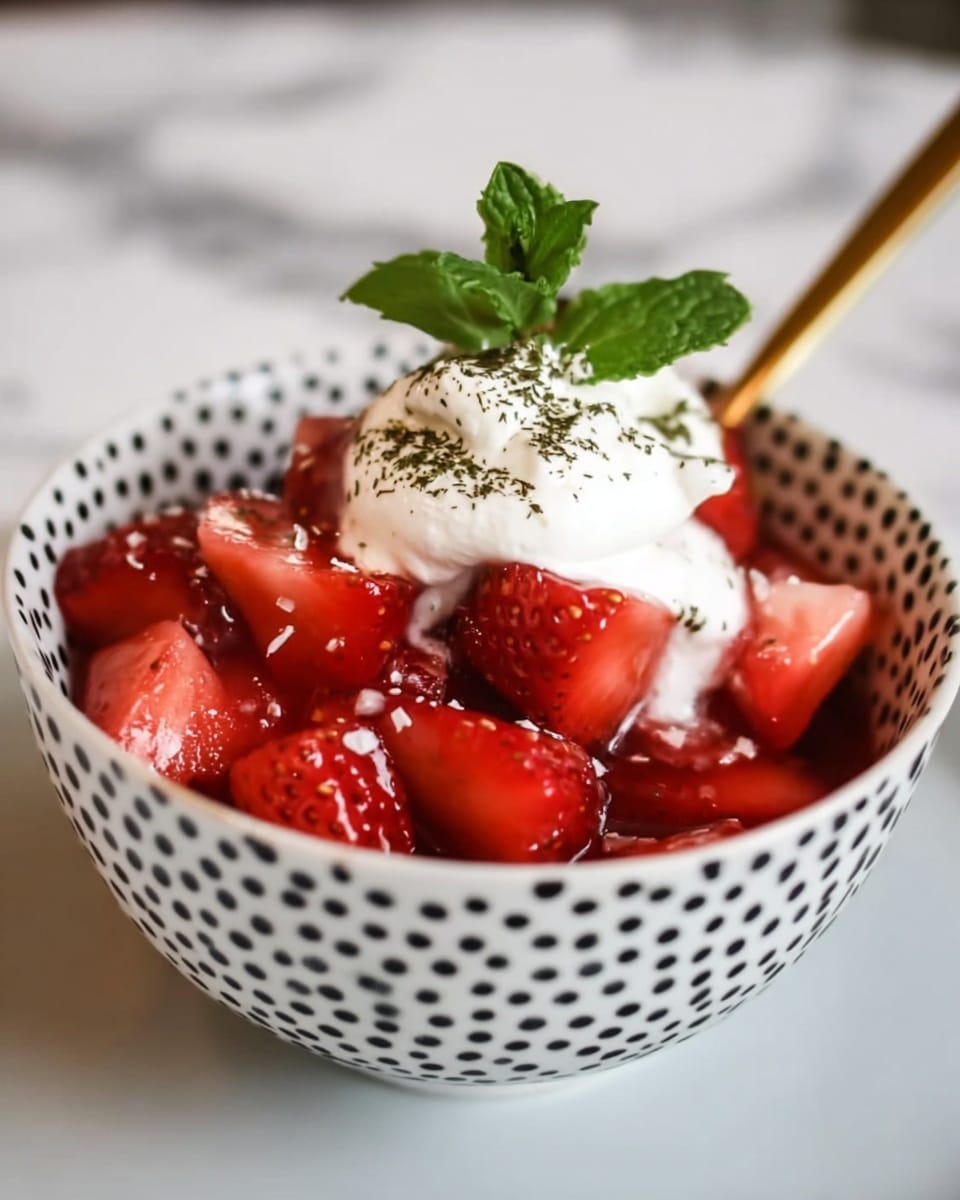 Italian Macerated Strawberries Recipe - Recipe Image