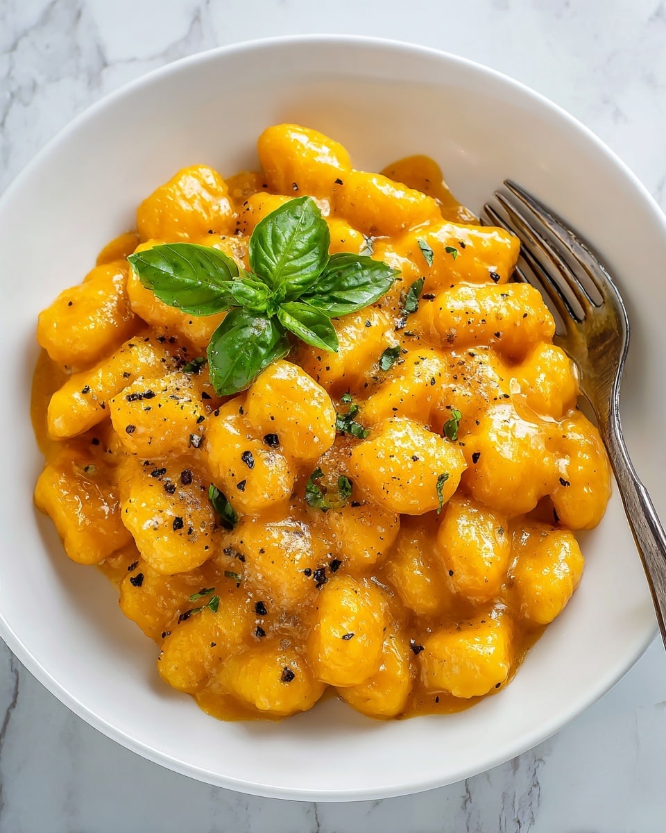 Double Pumpkin Gnocchi with Cozy Fall Pumpkin Sauce Recipe - Recipe Image