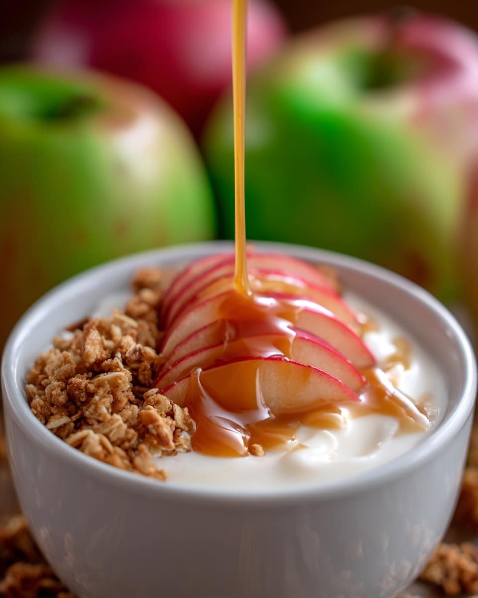 Cream Cheese Caramel Apple Dip with Toffee Bits Recipe - Recipe Image