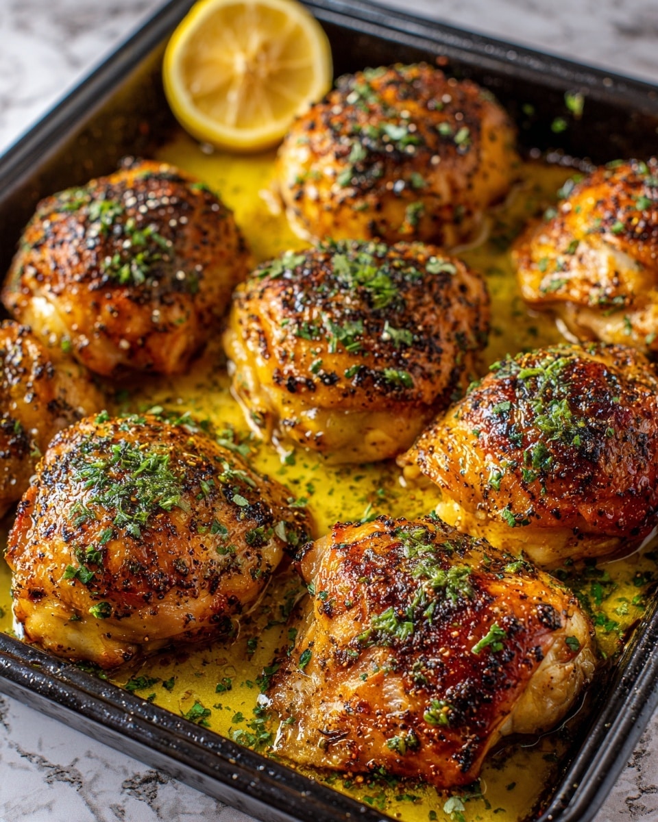Baked Greek Lemon Chicken Recipe - Recipe Image