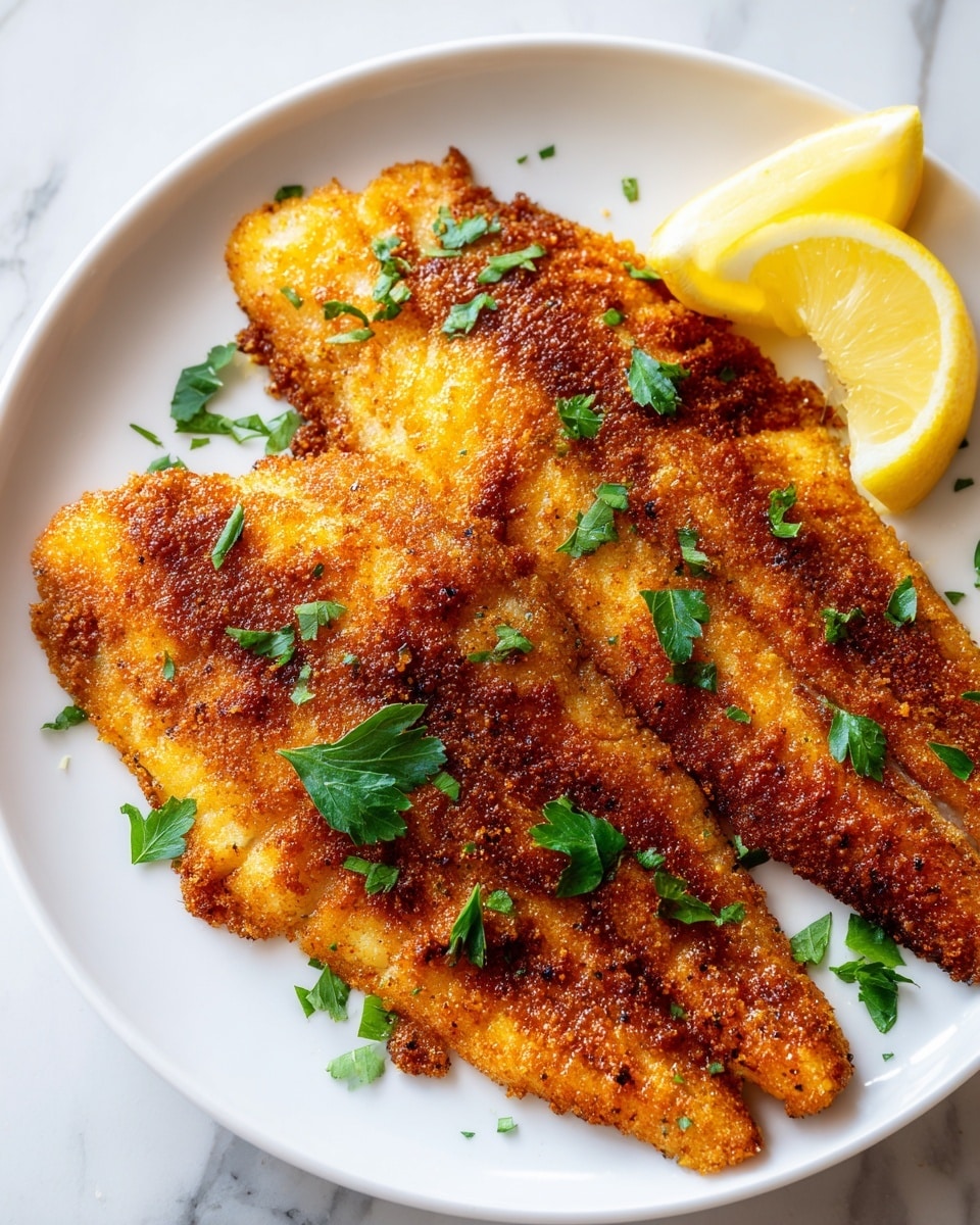 Fried Flounder with Homemade Tartar Sauce Recipe - Recipe Image
