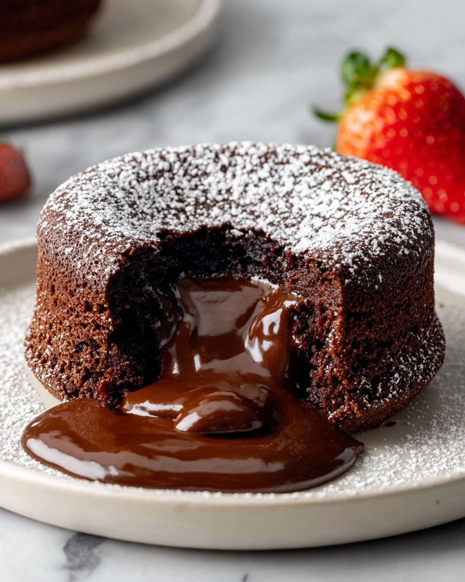 Air Fryer Lava Cake Recipe - Recipe Image