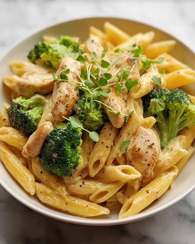 Creamy Broccoli and Chicken Penne Recipe