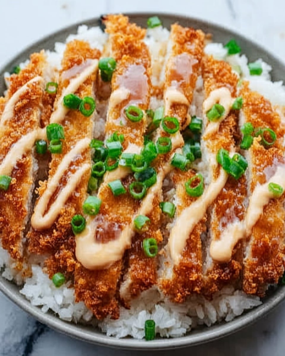 Japanese Katsu Bowls with Tonkatsu Sauce Recipe - Recipe Image