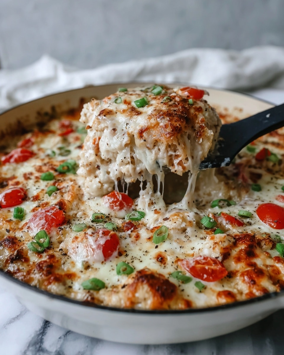 Creamy Chicken Nacho Hashbrown Bake Recipe - Recipe Image