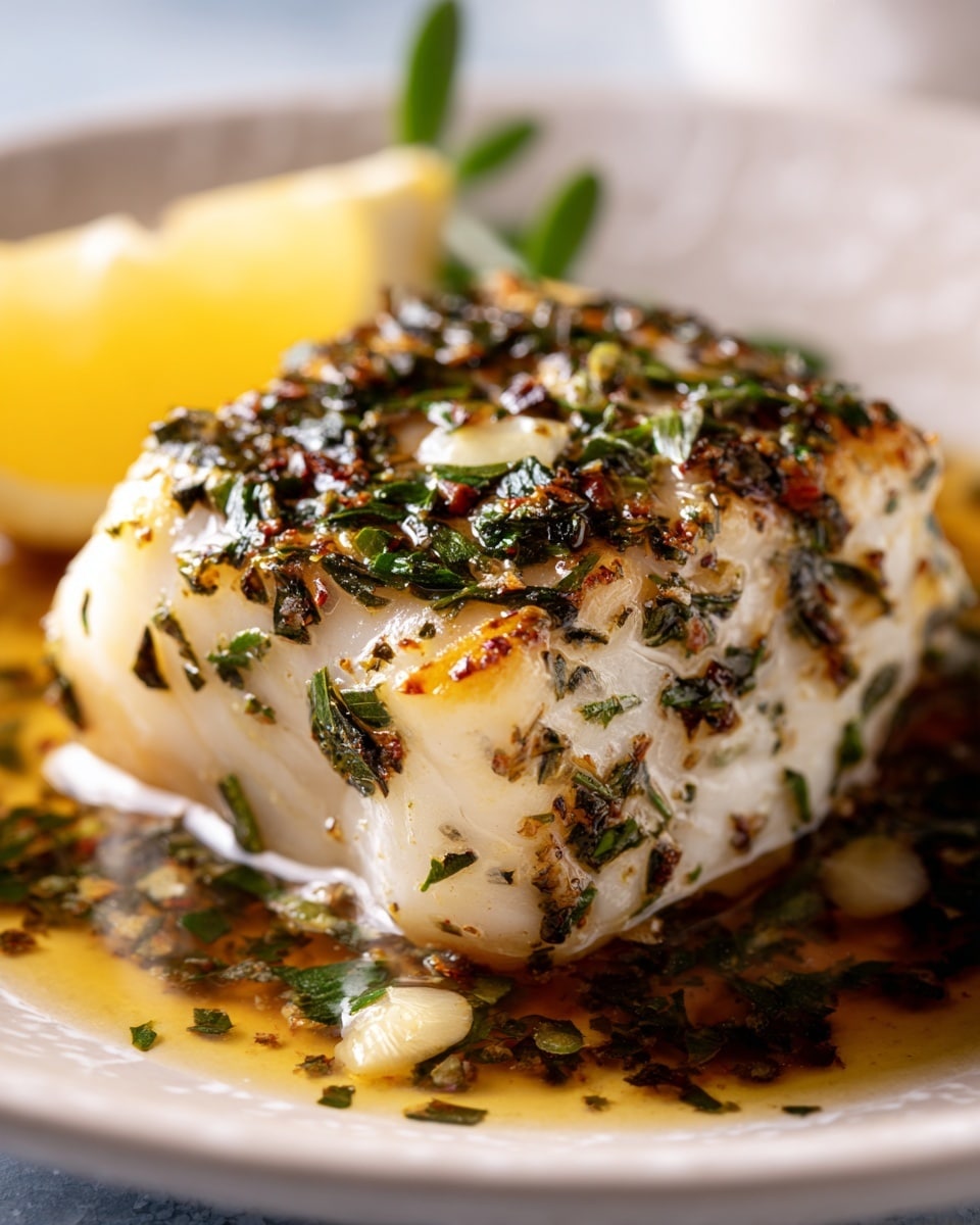 Baked Cod with Lemon and Garlic Recipe - Recipe Image