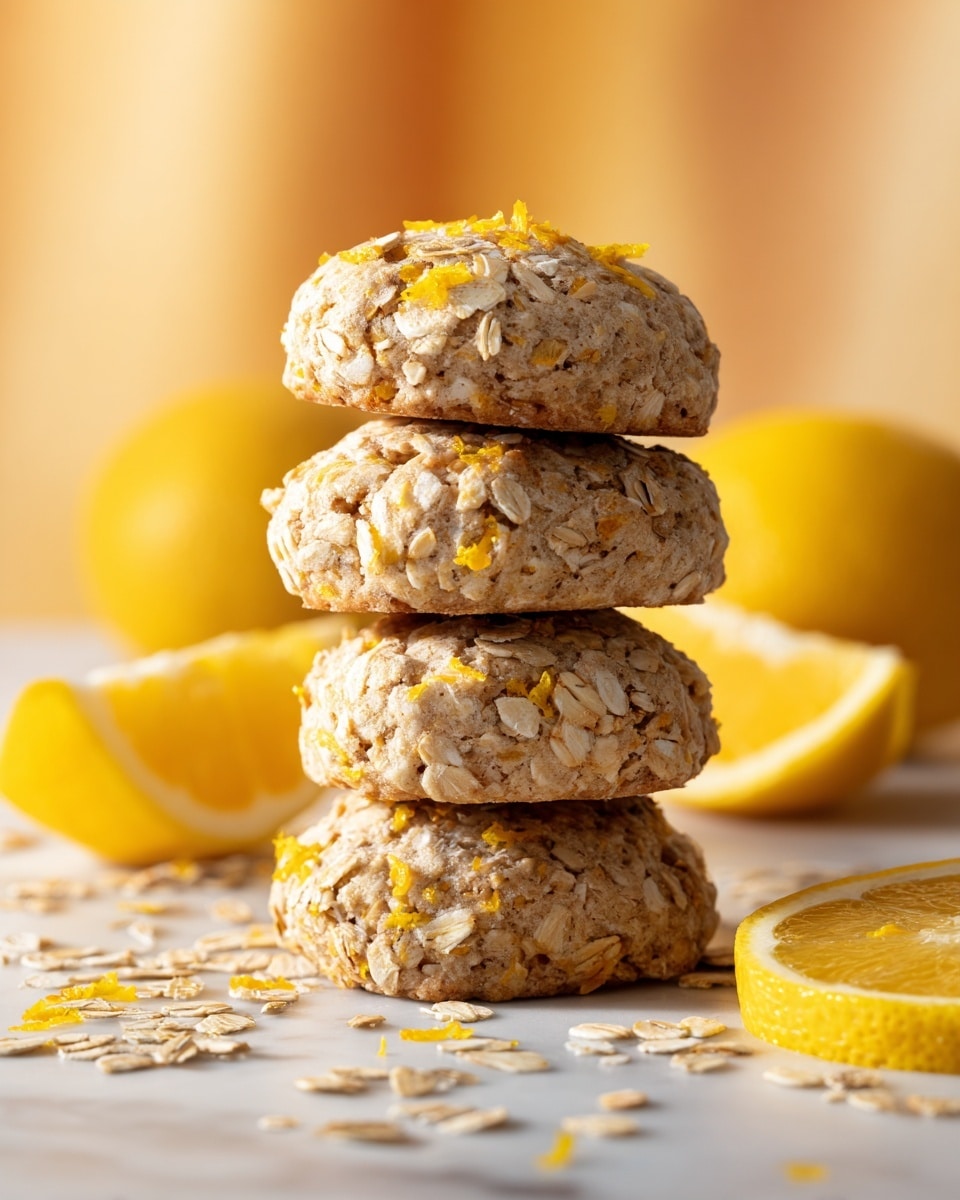 Lemon Oatmeal No-Bake Cookies Recipe - Recipe Image
