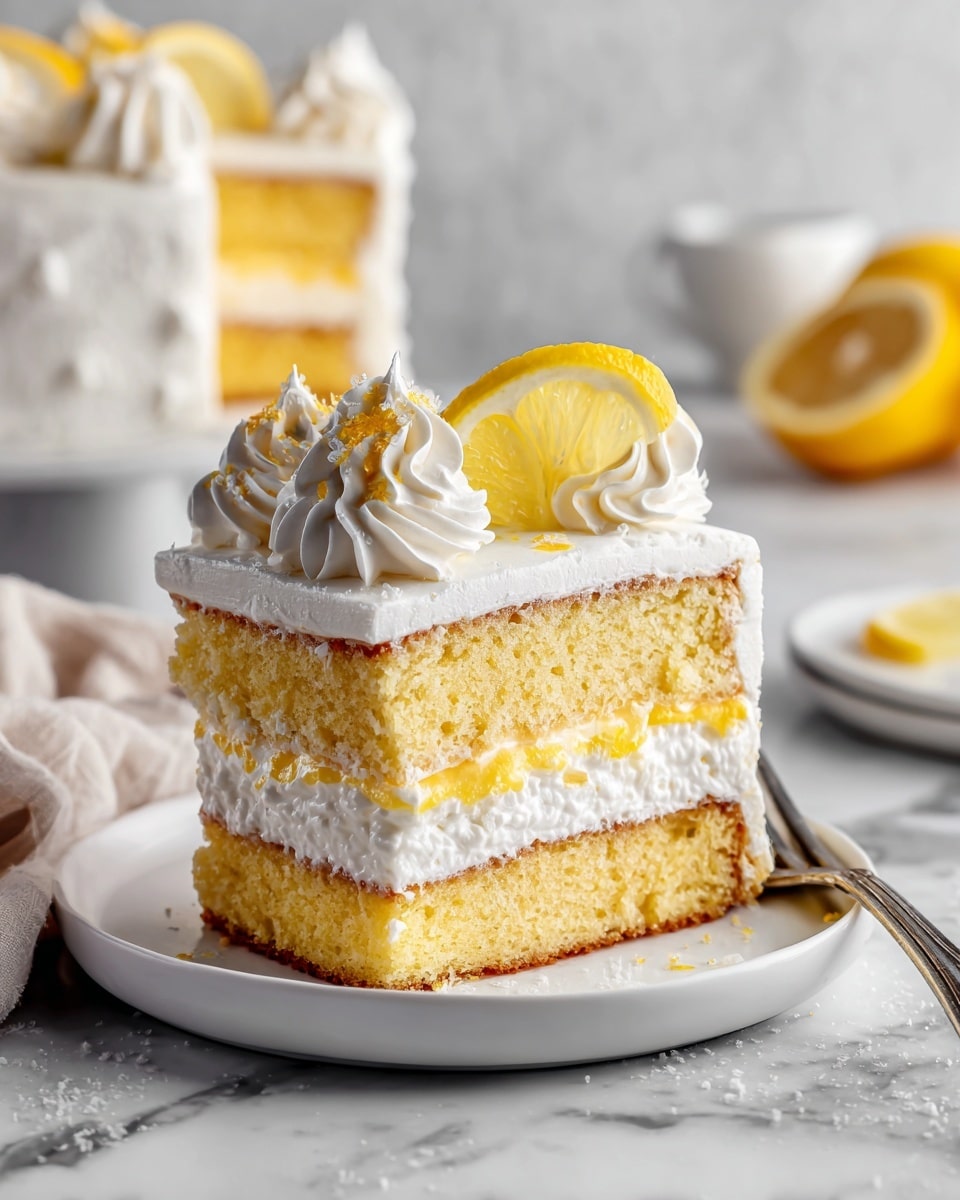 Cheesecake Factory Italian Lemon Cream Cake Recipe - Recipe Image