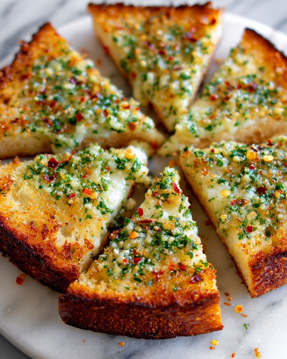 Chimichurri Garlic Bread Recipe - Recipe Image