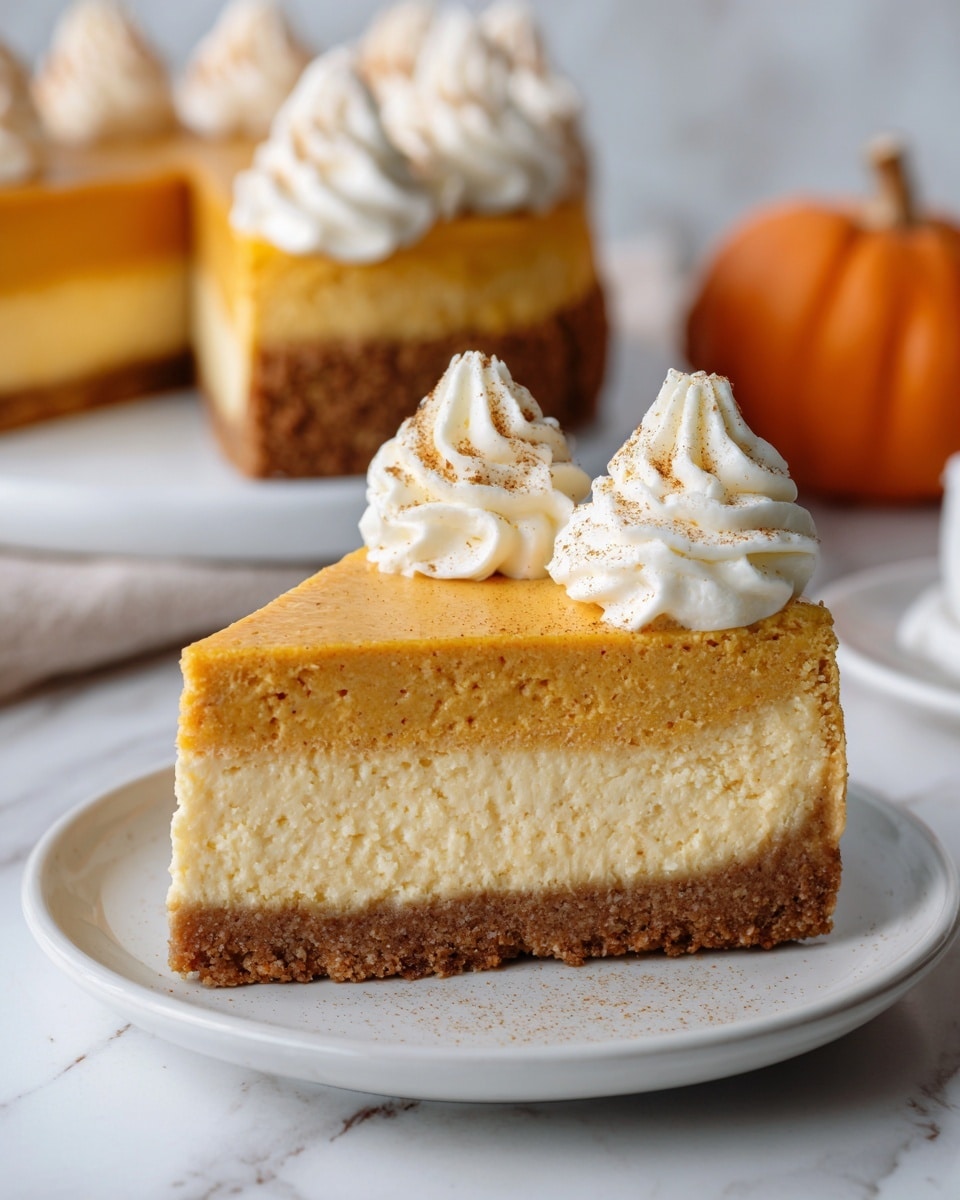 No-Bake Pumpkin Cheesecake Recipe - Recipe Image