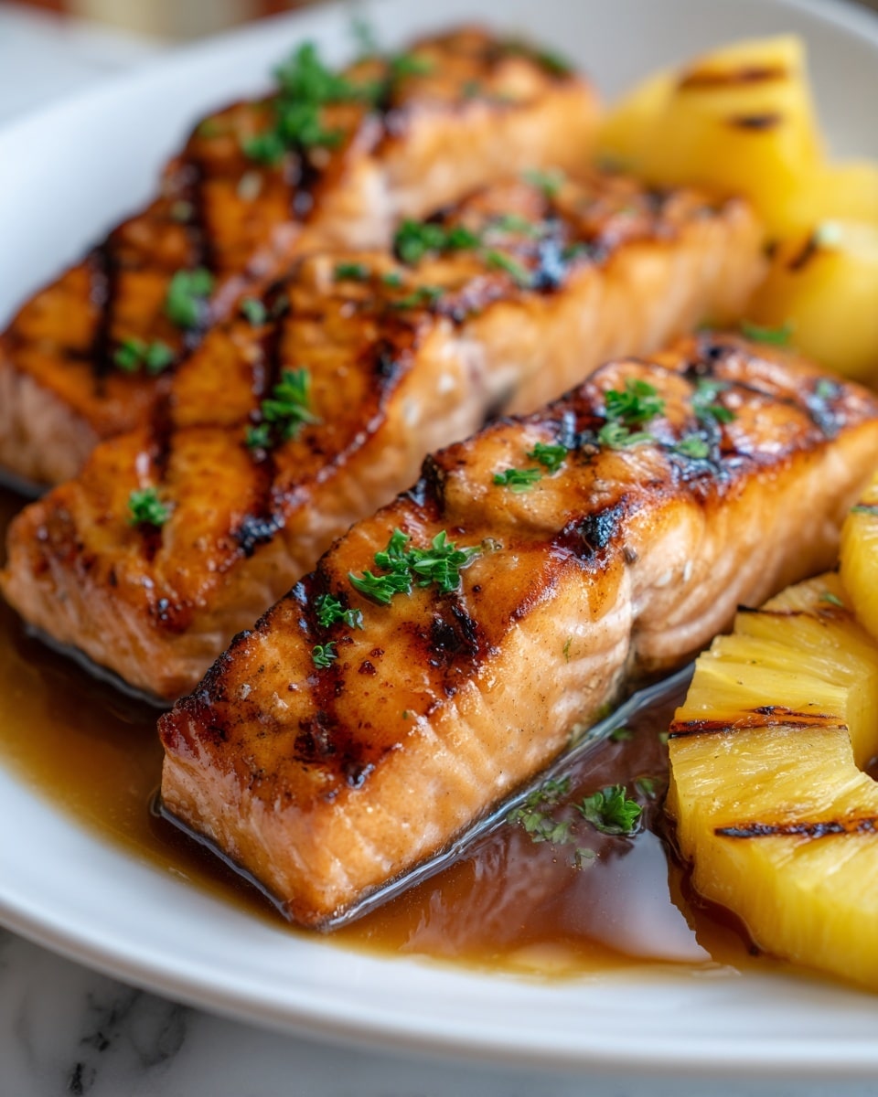Baked Pineapple Salmon Recipe - Recipe Image