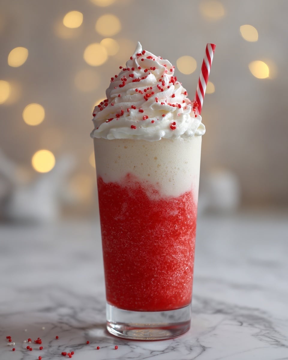 Santa Claus Frappuccino Recipe - Recipe Image