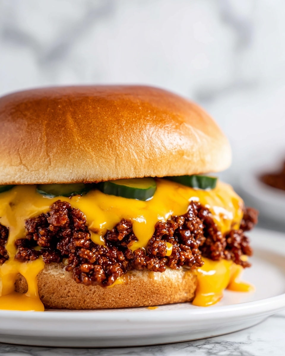 Crockpot Cheeseburgers Recipe - Recipe Image