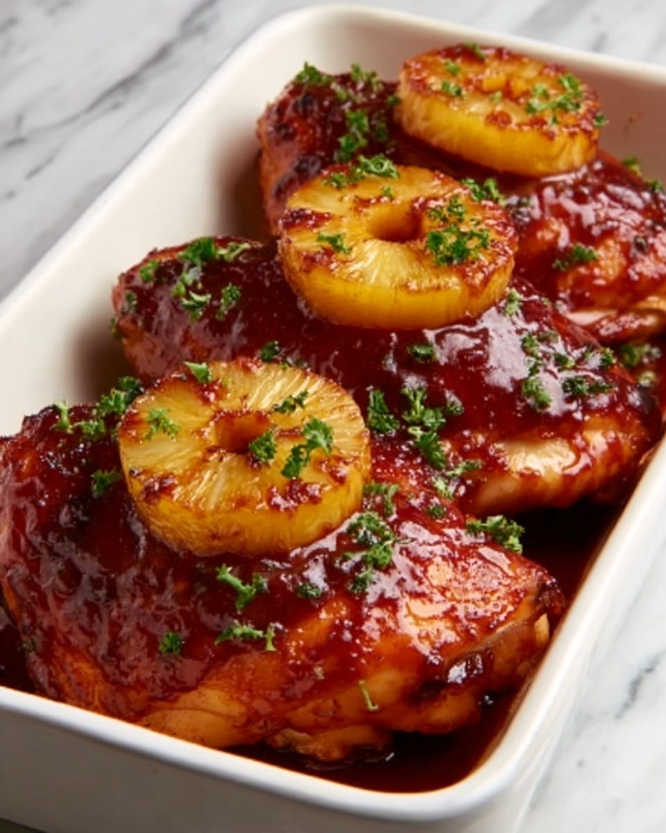 Baked Pineapple BBQ Chicken Breast Recipe - Recipe Image