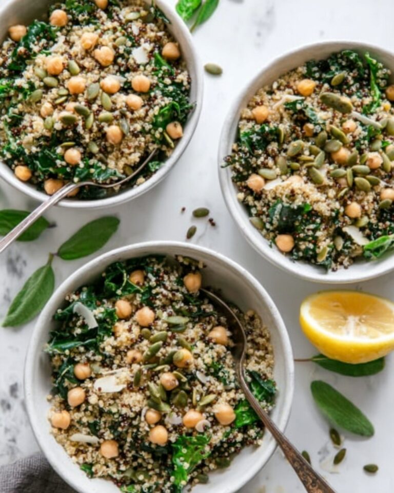 Herbed Quinoa & Chickpea Salad with Lemon Recipe