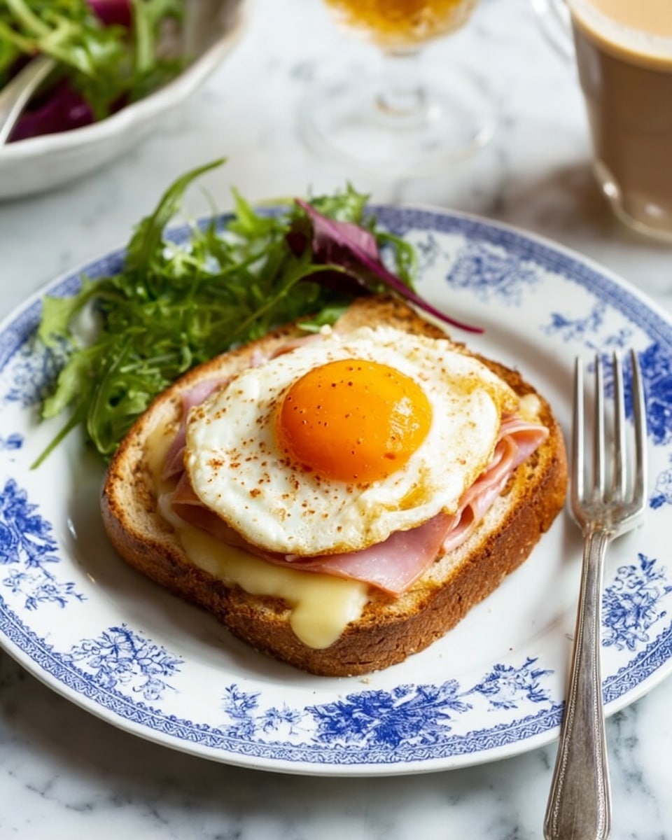 Croque Marmite Sandwich with Béchamel and Gruyère Recipe - Recipe Image
