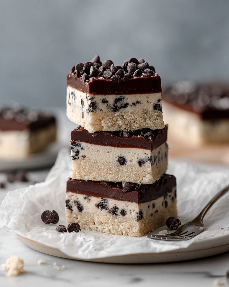 No Bake Cookie Dough Bars: Easy Recipe & Delicious Dessert Recipe - Recipe Image