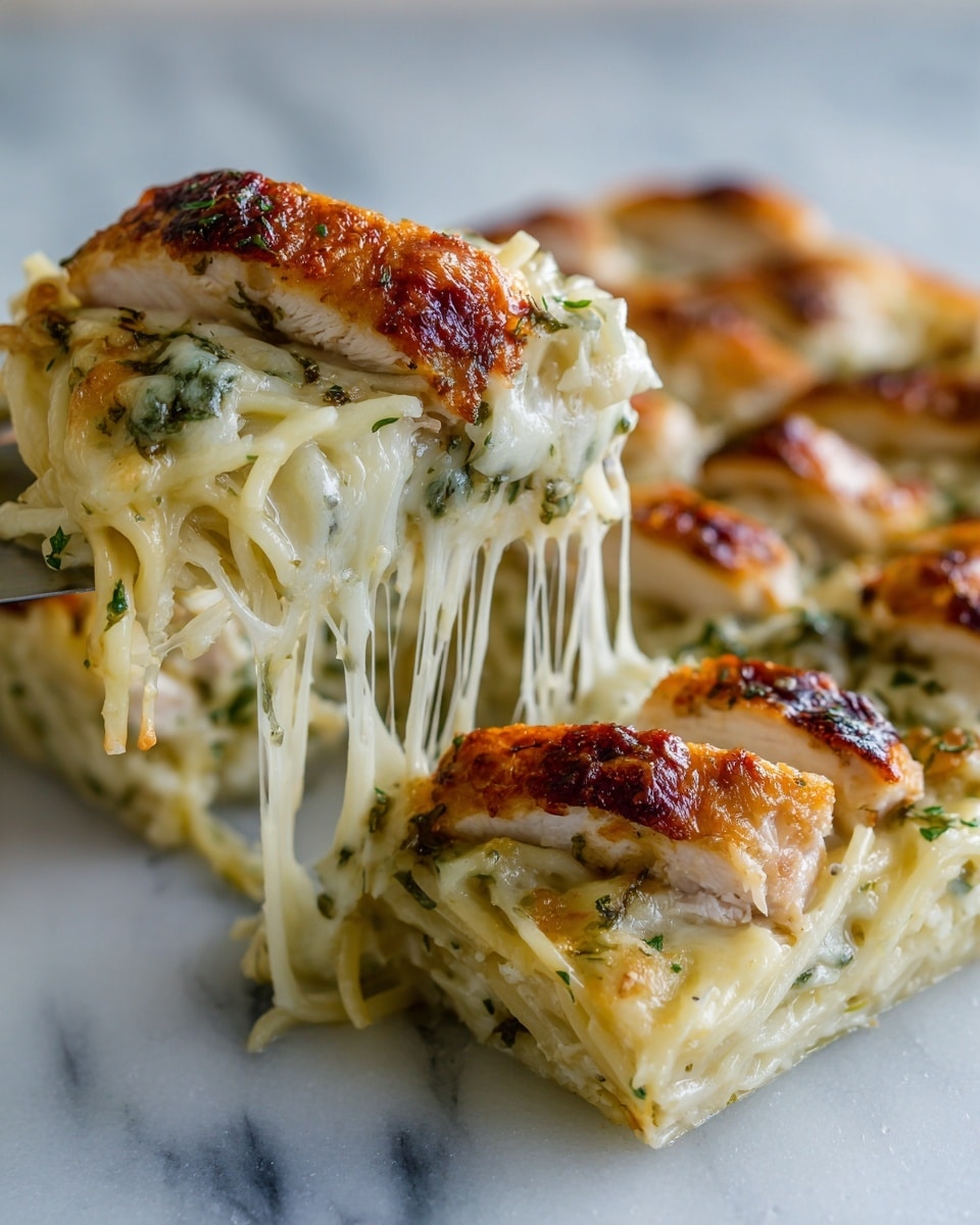 Garlic Parmesan Chicken Pasta Bake Recipe - Recipe Image