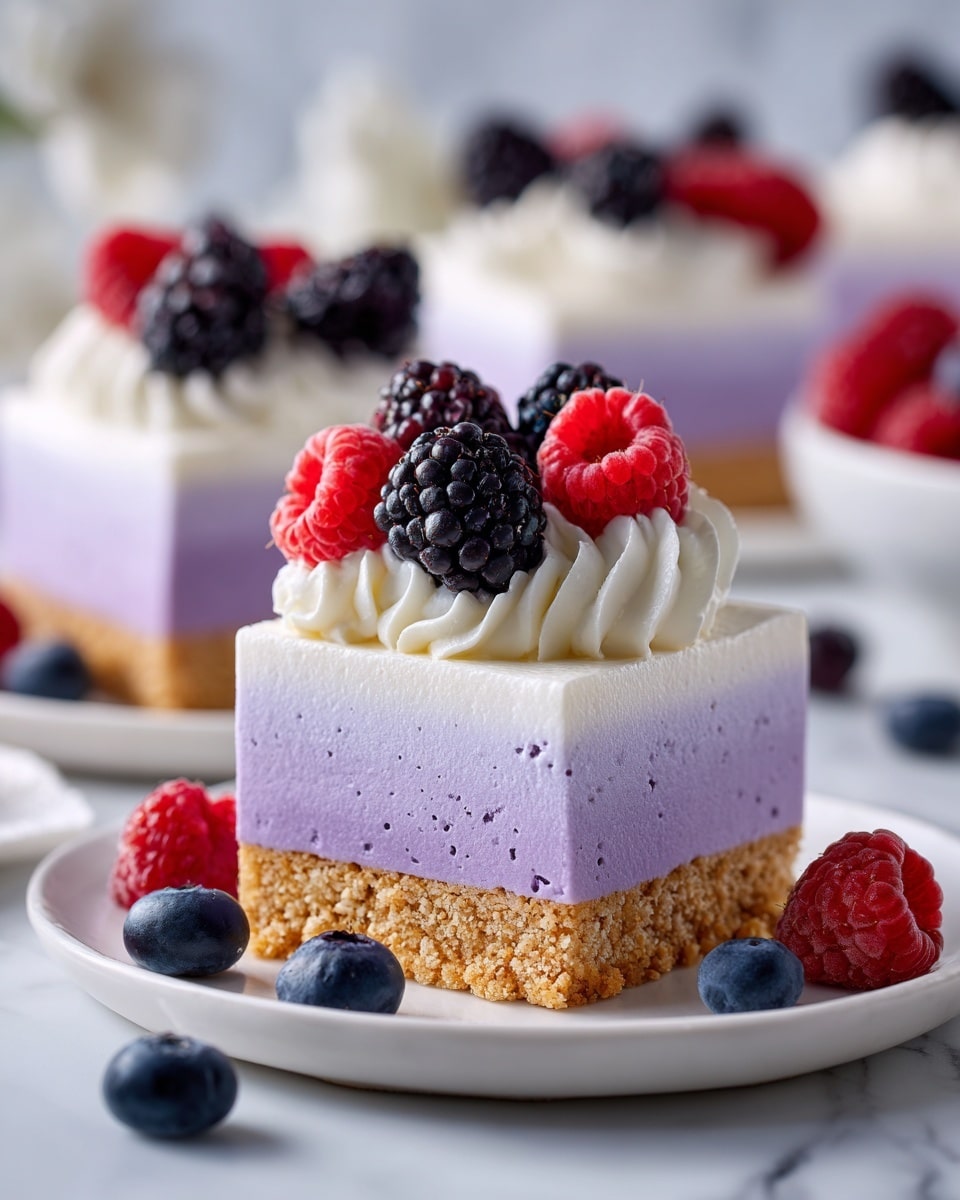 No-Bake Berry Cheesecake Recipe - Recipe Image