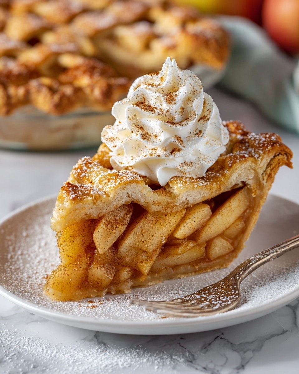 German Apple Pie with Custard Filling Recipe - Recipe Image