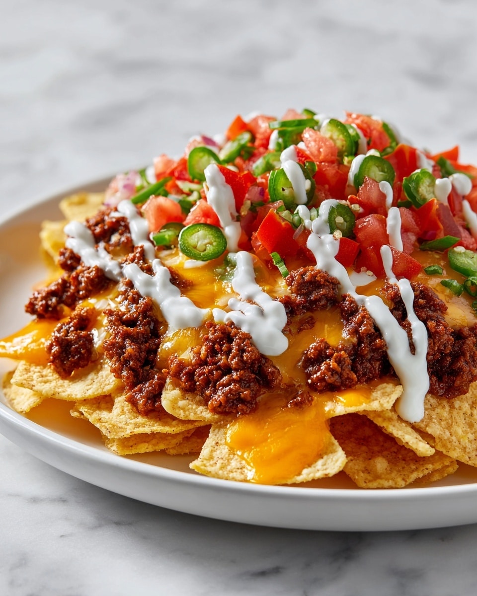 Beef Nachos Supreme Recipe - Recipe Image