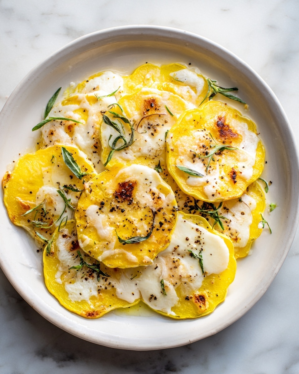 Crispy Baked Cheesy Squash Rounds Recipe - Recipe Image