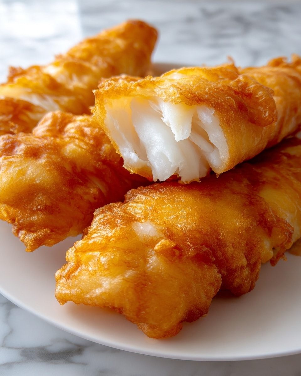 Batter Dipped Crispy Fried Fish Recipe - Recipe Image
