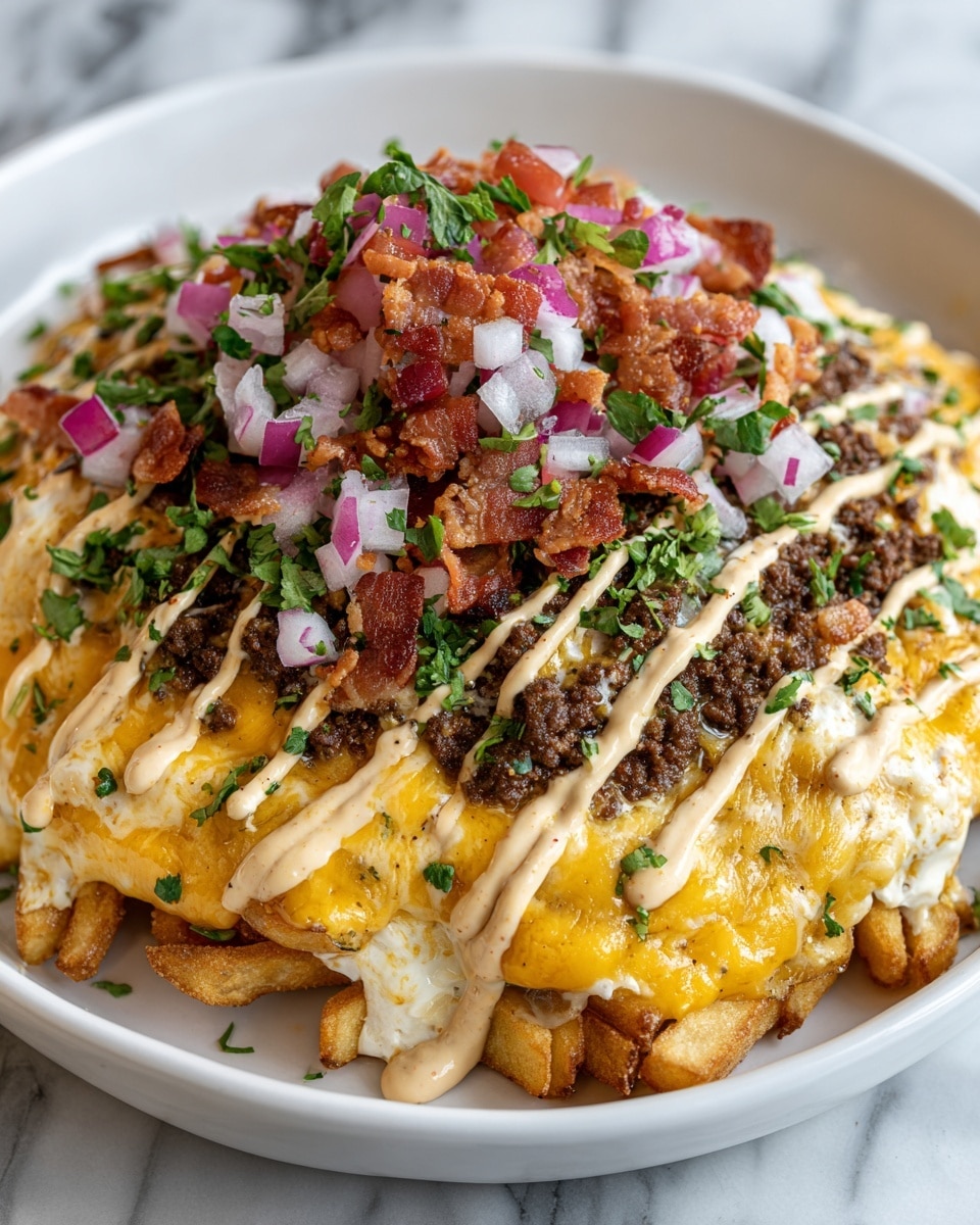 McDonald’s Philly Cheese Stack Loaded Fries Recipe - Recipe Image