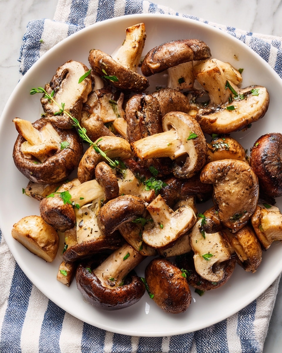 Air Fryer Mushrooms Recipe - Recipe Image