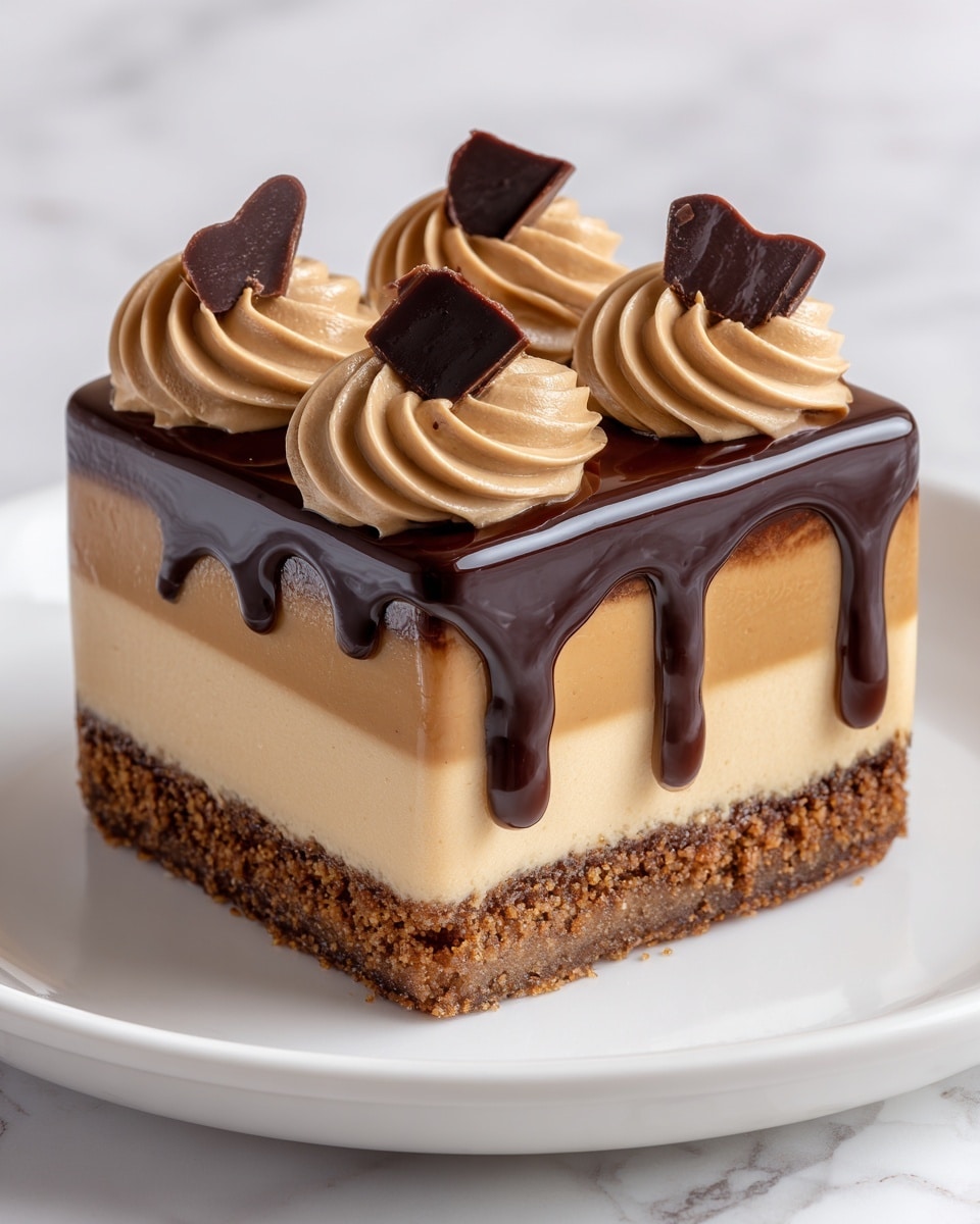 Peanut Butter Chocolate Swirl Cheesecake Recipe - Recipe Image