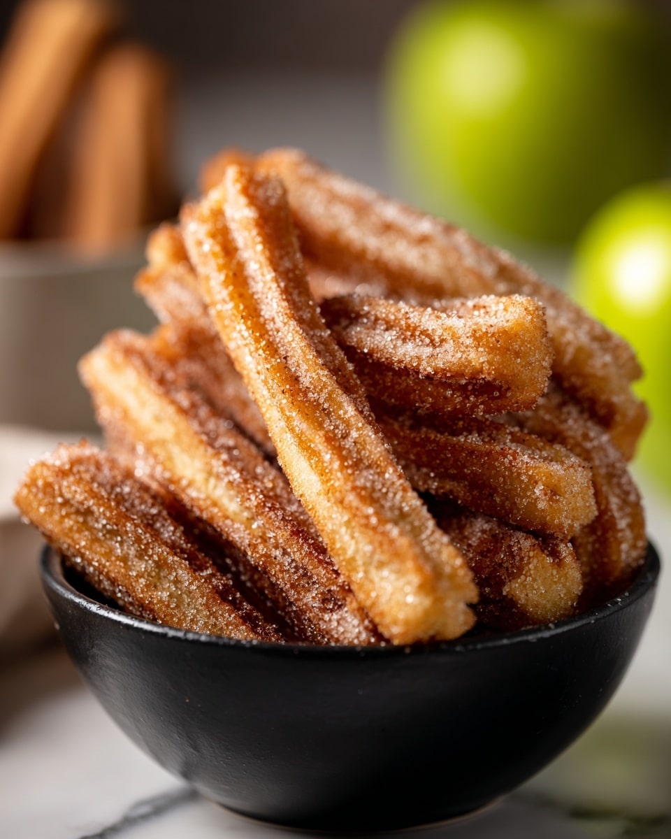 Crispy Air Fryer Apple Fries Recipe - Recipe Image